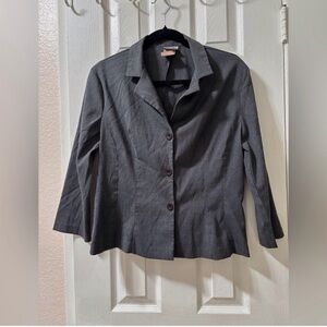 Michelle Women's L Gray Blazer